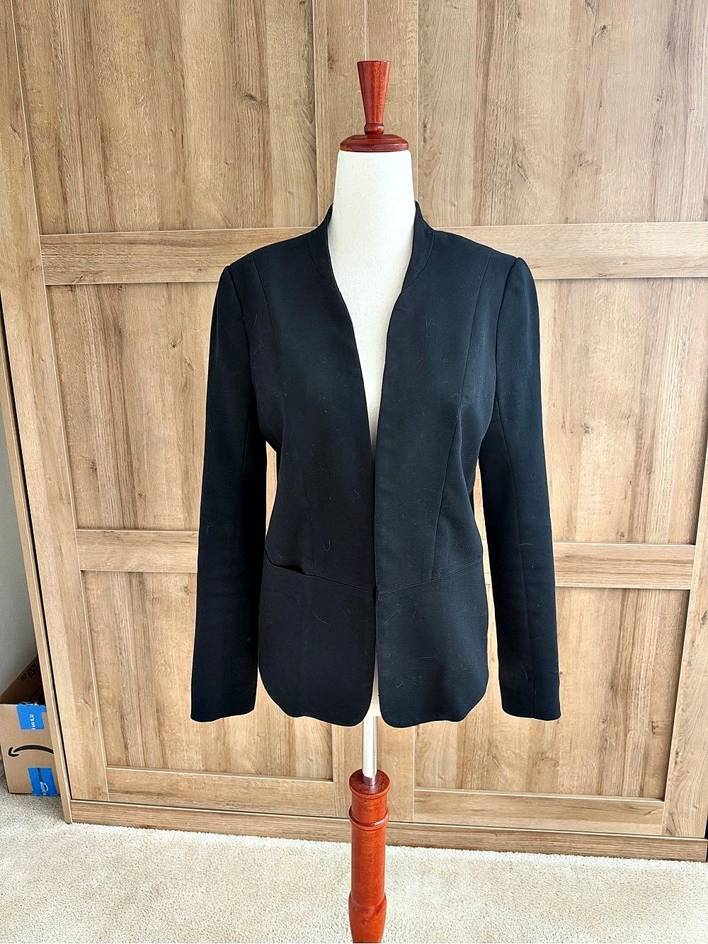 Zara Basic Black Blazer Size Small